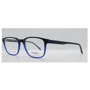 NEW MOREL men's 30308l rectangle eyeglasses in black blue